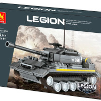 Конструктор Wange Военный танк, легосовместимый, 340 деталей, 70002