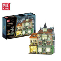 Конструктор MOULD KING 16040 Книжный магазин Гарри Поттера с подсветкой, 3468 деталей, Развивающий конструктор для мальчиков и девочек, Подарок на Новый Год