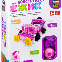 Пластиковый конструктор Bondibon Baby You Ежик Машина, Y22686056
