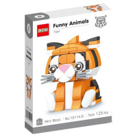 Конструктор для детей веселые животные, ТИГР
