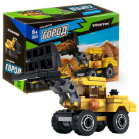 Конструктор Bondibon / 3 в 1 / Город / Экскаватор / 69 деталей / Подарок ребенку