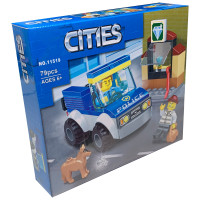 Конструктор Cities "Ограбление ювелирного магазина", 79 деталей