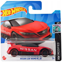 HKH86 Машинка игрушка Hot Wheels металлическая коллекционная NISSAN LEAF NISMO RC 02 красный