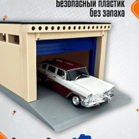 Гараж для машинок детский с воротами