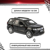 Машинка игрушка детская для мальчика Ford EXPLORER Технопарк детская металлическая модель коллекционная с открывающимися дверьми черный 12 см