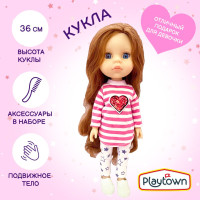 Кукла Playtown в костюме, 36 см, с аксессуарами