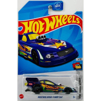 HKH30 Машинка игрушка Hot Wheels металлическая коллекционная MUSTANG NHRA FUNNY CAR синий