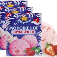 Мороженое Клубничное 2 шт. по 70г, Приправыч