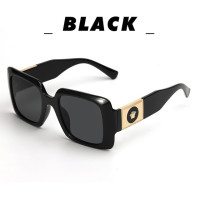 Солнцезащитные очки в стиле ретро для мужчин и женщин, брендовые дизайнерские модные зеркальные солнечные очки квадратной формы, винтажные для вождения, для взрослых, 2023