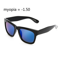 Очки солнцезащитные унисекс с синими зеркальными стеклами, от-100 до-400