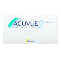 ACUVUE Контактные линзы Johnson & Johnson Acuvue 2, 6 шт., -3.00 / 8.3/ 2 недели