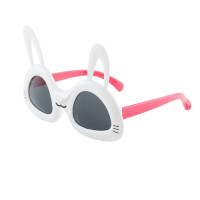 Детские солнцезащитные очки с красным Кроликом, фиолетовые, синие, розовые детские очки для маленьких мальчиков, очки с кроликом, новые тренды, цветные линзы 2021