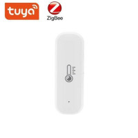 Датчик температуры и влажности AUBESS Tuya Wi-Fi/ZigBee, домашний подключенный термометр, совместимый с приложением Smart Life и Alexa Google Assistant