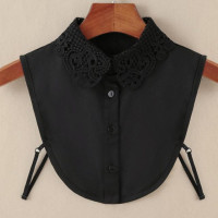 Черно-белая рубашка Регулируемый Поддельный Воротник женское уличное украшение Поддельный Воротник прочный универсальный Поддельный Воротник