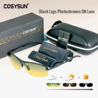 Солнцезащитные очки Мужские фотохромные, роскошные поляризационные, для дневного и ночного видения, с защитой от ультрафиолета, 2021