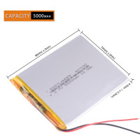 Литий-ионная батарея CE Rohs 5000mah Li-Ion 307090 357090 3,7 V