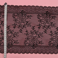 FZdiy эластичная черная кружевная ткань тонкая лента для украшения Love подарочная упаковочная лента DIY товары для шитья и рукоделия Fall Plate Lace Decor