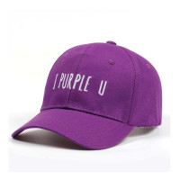 I PURPLE U бейсболка Kpop V фиолетовая индивидуальная Кепка s унисекс регулируемые хип-хоп шляпы I фиолетовая U-образная шляпа