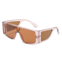 Новинка 2022, цельные большие очки Boyarn в стиле стимпанк, модные цельные контрастные цветные очки в стиле панк, боковые линзы, солнцезащитные очки