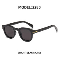 Новинка 2022, мужские солнцезащитные очки в круглой оправе в стиле ретро, роскошный брендовый дизайн, модные женские солнцезащитные очки с защитой от ультрафиолета