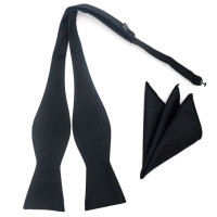 Модный Мужской Шелковый жаккардовый галстук-бабочка в клетку и полоску, Карманный платок, комплект одежды для свадебной вечеринки