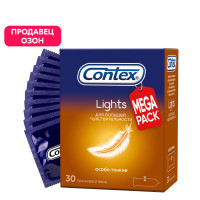 Contex Презервативы Lights, особо тонкие, 30 шт