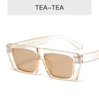 Женские солнцезащитные очки Boyarn, металлические очки в стиле ретро, маленькая оправа, Простые солнцезащитные очки