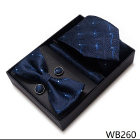 Лидер продаж, шелковый галстук, наручные карманные квадраты, набор запонок, галстук-бабочка, мужская деловая одежда фиолетового цвета для свадьбы