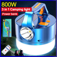 Высокомощная Светодиодная лампа на солнечной батарее для кемпинга, аккумуляторная лампа, лампа для освещения, лампа для барбекю, походов