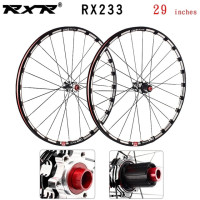 Комплект колес RXR 29 "RX233, карбоновая втулка, дисковый тормоз для горного велосипеда, 5 подшипников, наборы колес для горного велосипеда, 7-11 скоростей, сквозная ось/QR колеса для горного велосипеда