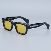 Очки солнцезащитные в японском стиле для мужчин и женщин, брендовые ацетатные квадратные подарочные очки по рецепту, оптические, с полной упаковкой