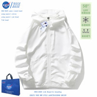 NASA BASE聯名夏季冰絲戶外防曬服男抗UVupf50+皮膚衣外套女