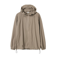 日系防曬衣服女夏季抗UVUPF50+純色輕薄寬鬆連帽情侶夾克外套