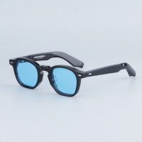 JMM ZEPHIRIN ацетатные мужские Оптические цветные линзы солнцезащитные очки высокого качества квадратные мужские винтажные Ретро стимрозовые очки для улицы