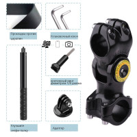 Фиксированный кронштейн для крепления руля горного велосипеда, селфи-палка, подходит для мотоциклетного кронштейна insta360onex2/x3/gopro