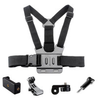Крепление на грудь для экшн-камер и телефонов. Для GoPro SJCAM Eken Xiaomi адаптер Для ГоПро Hero 9 10 11