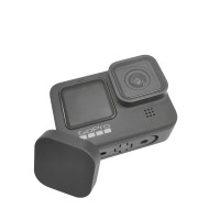 Пластиковая защитная крышка MAD ACTION на объектив GoPro 9/10/11 Black, чёрная