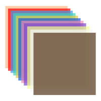 11 цветов / комплект прозрачный гель светофильтр 30 * 30 см / 12 * 12 дюймов цветные