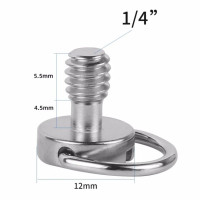 Винт для штатива 1/4 , крепление для фотоаппарата, кольцевой лампы, переходник адаптер, конгрессный