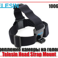 Крепление камеры на голову Telesin Head Strap Mount