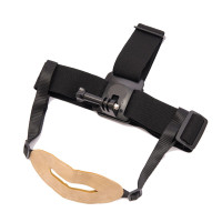 Крепление наголову для экшн-камер с фиксатором для подбородка