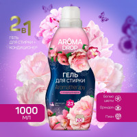 Гель для стирки 2 в 1 AROMA DROP Aromatherapy, Цветочный микс, 1 л