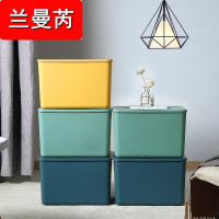 K9HX批发收纳盒长条窄加高深型盒子塑料带有盖长35厘米方形宽11窄