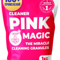 Кислородный очиститель PINKMAGIC 1 кг, пятновыводитель для белого и цветного белья, отбеливатель экологичный универсальный, 100% кислородосодержащий отбеливатель