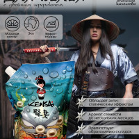 Кондиционер для белья Kensai с двойным эффектом "Перламутр морского жемчуга", сменный блок 800 мл