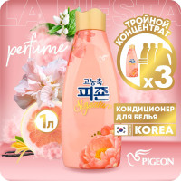 Кондиционер для белья PIGEON La Fiesta концентрированный 1л роза, ваниль