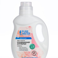 Эко Кондиционер для белья Нежность Pure Water 1000 мл, натуральный гипоаллергенный био состав.