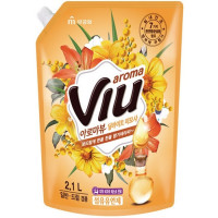 Кондиционер Mukunghwa Aroma Viu Golden Mimosa антибактериальный ароматизирующий Золотая мимоза, мягкая упаковка 2,1 л