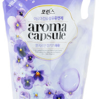 Кондиционер для белья LION "Porinse Aroma Capsule", с ароматом фиалки, 2,1 л