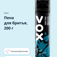 VOX Пена для бритья  FOR MEN ментол и экстракт алоэ вера 200 мл